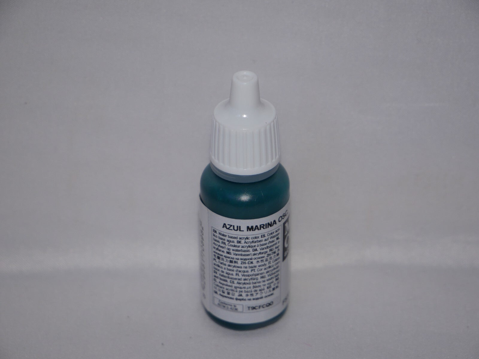 Vallejo Model Color Dark Sea Blue Acrylic 17ml/0.57 fl oz Dropper Bottle 70.898