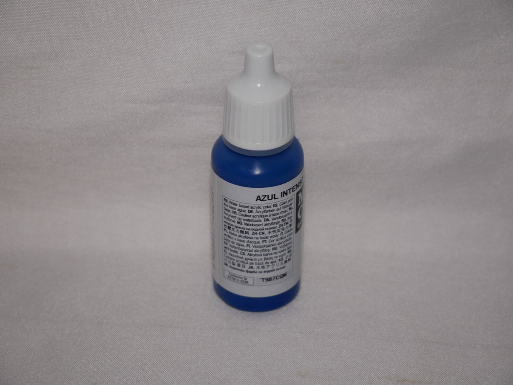 Vallejo Model Color Blue Acrylic 17ml/0.57 fl oz Dropper Bottle - 70.925