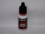 Vallejo Game Color Acrylic Range Dead White 18ml/0.6 fl oz Dropper Bottle 72.001
