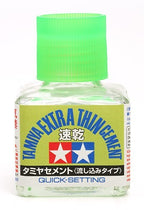 Tamiya Extra Thin Quick Setting Polystyrene Cement 40ml Glass Jar - 87182