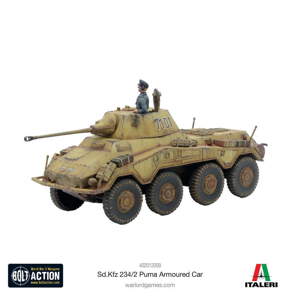 Warlord Games Bolt Action 1:56 Scale SD.KFZ 234/2 Puma Armoured Car - 402012009