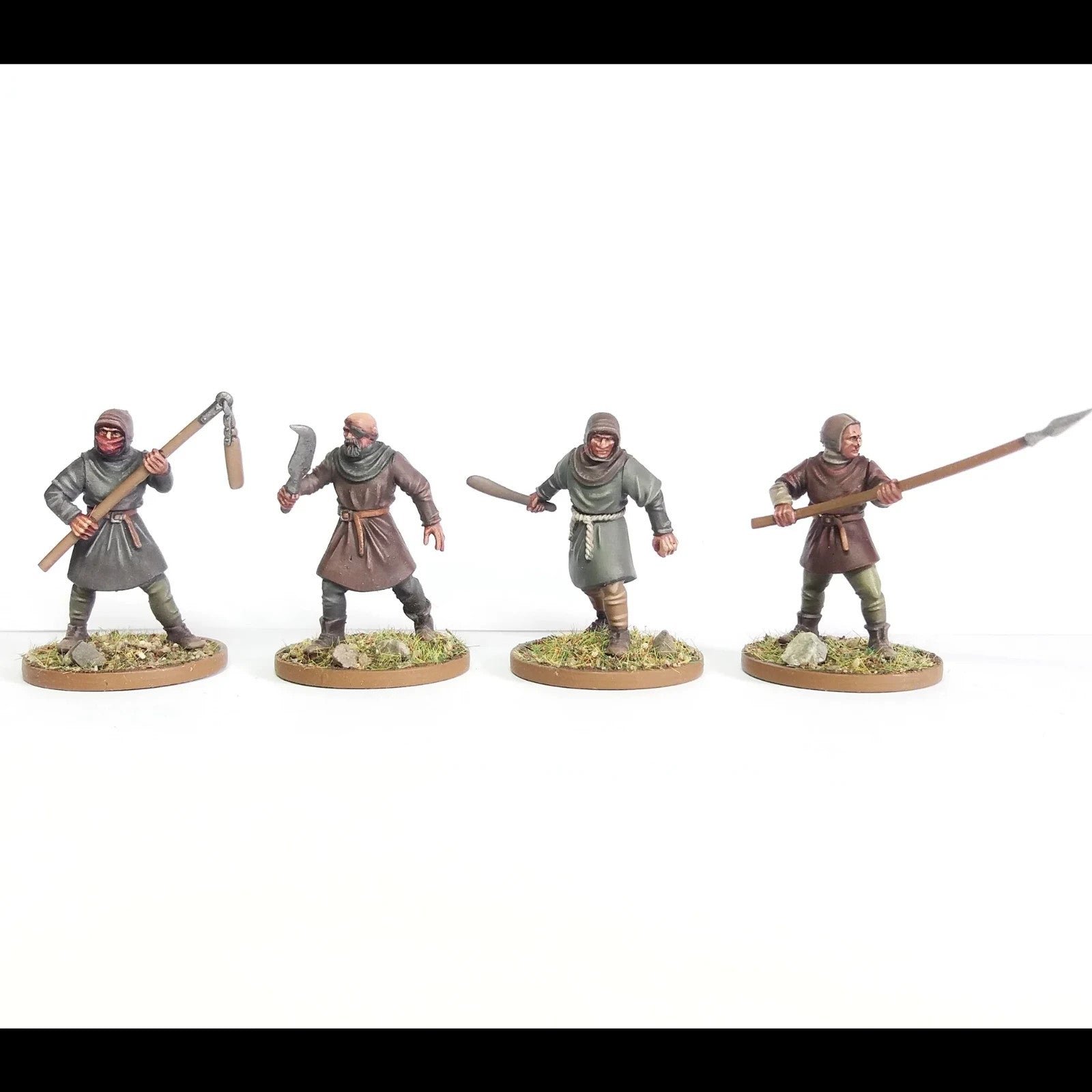 Wargames Atlantic The Barons' War 28mm Peasant Leavy (1100 - 1350) - WAAAC003