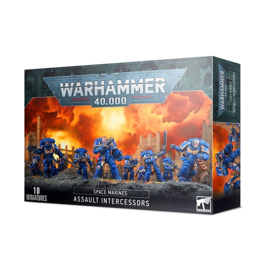 Games Workshop Warhammer 40,000 Space Marine Assault Intercessors Models (48-36)