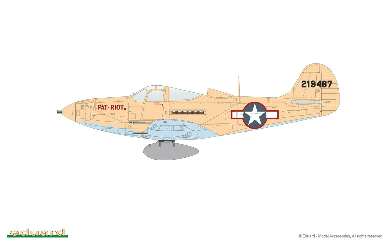 Eduard 1:48 Scale WWII Bell P-39Q Airacobra Weekend Edition Plastic Kit - 8470