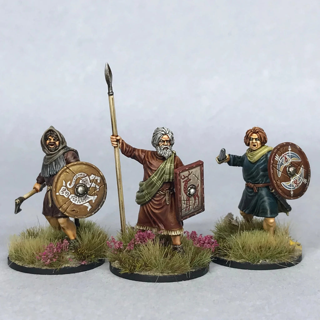 Victrix Warriors Of The Dark Ages 28mm Hard Plastic Scots/Picts Warriors - VXDA019