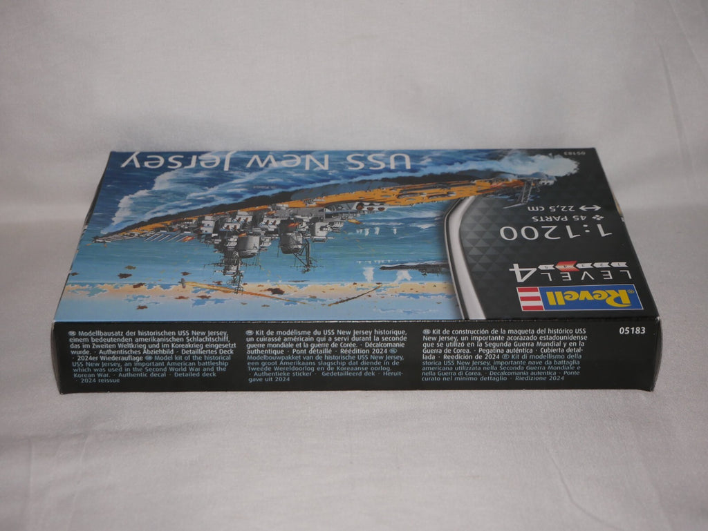 Revell 1:1200 USS New Jersey (BB-62) US Battleship Model Kit Skill Level 4 05183