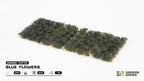 Gamers Grass Wild Blue Flowers Tufts For Wargaming Mini Bases 70 Per Pack GGF-BL