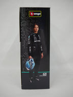 Burago 1:43 Scale Mercedes-AMG Petronas Forumla One Team Pit Pass Diorma Playset - #18-38452R