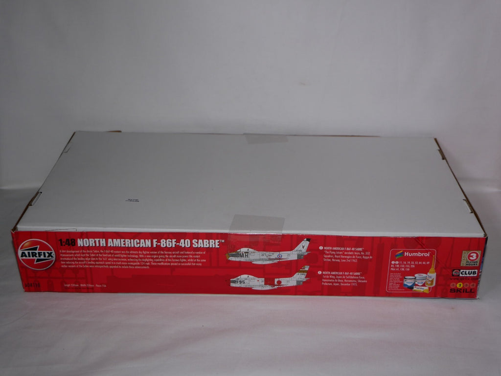 Airfix 1:48 Scale North American F-86F-40 Sabre Model Kit Skill Level 2 - A08110