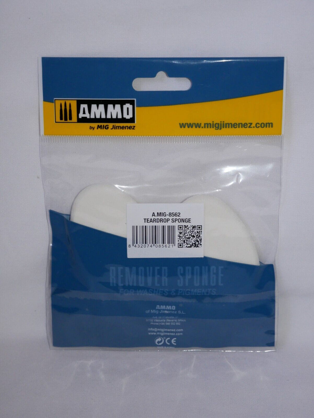 Ammo By Mig Jimenez Teardrop Remover Sponge For Washes & Pigments - A.MIG-8562