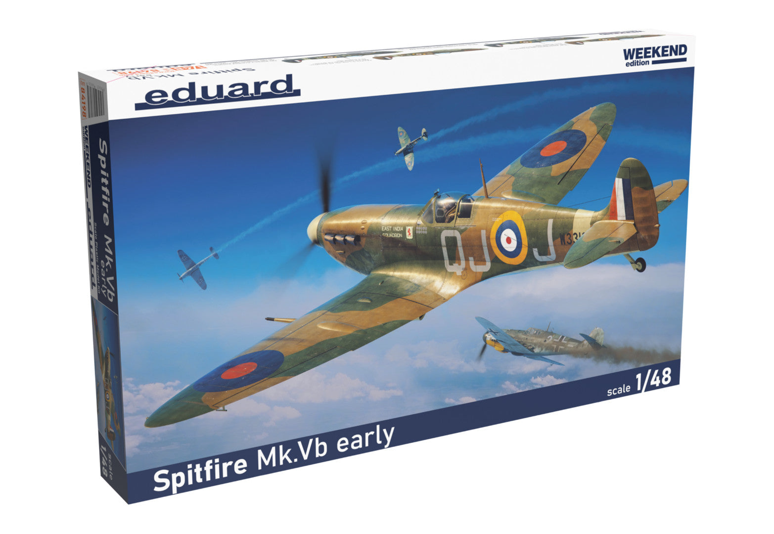 Eduard 1:48 Scale WWII Supermarine Spitfire Mk.Vb Early Weekend Edition - 84198