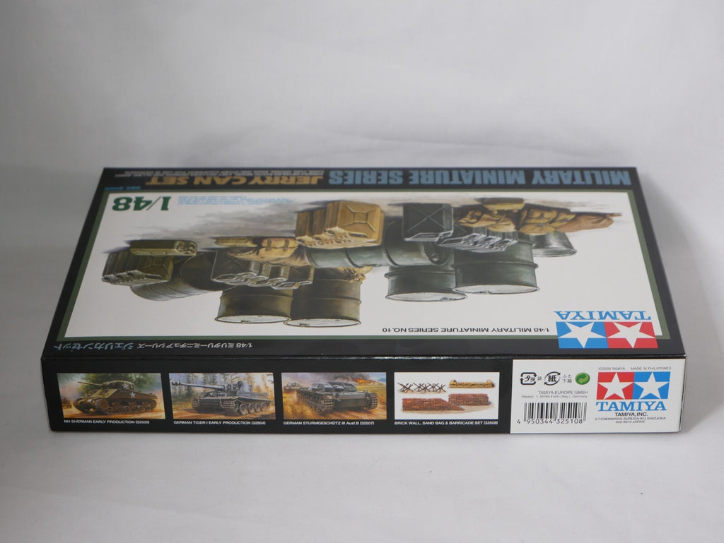 Tamiya Military Miniatures Series (No. 10 ) 1:48 Scale Jerry Cans Set - 32510