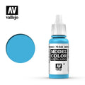Vallejo Model Color Deep Sky Blue Acrylic 17ml/0.57 fl oz Dropper Bottle 70.844