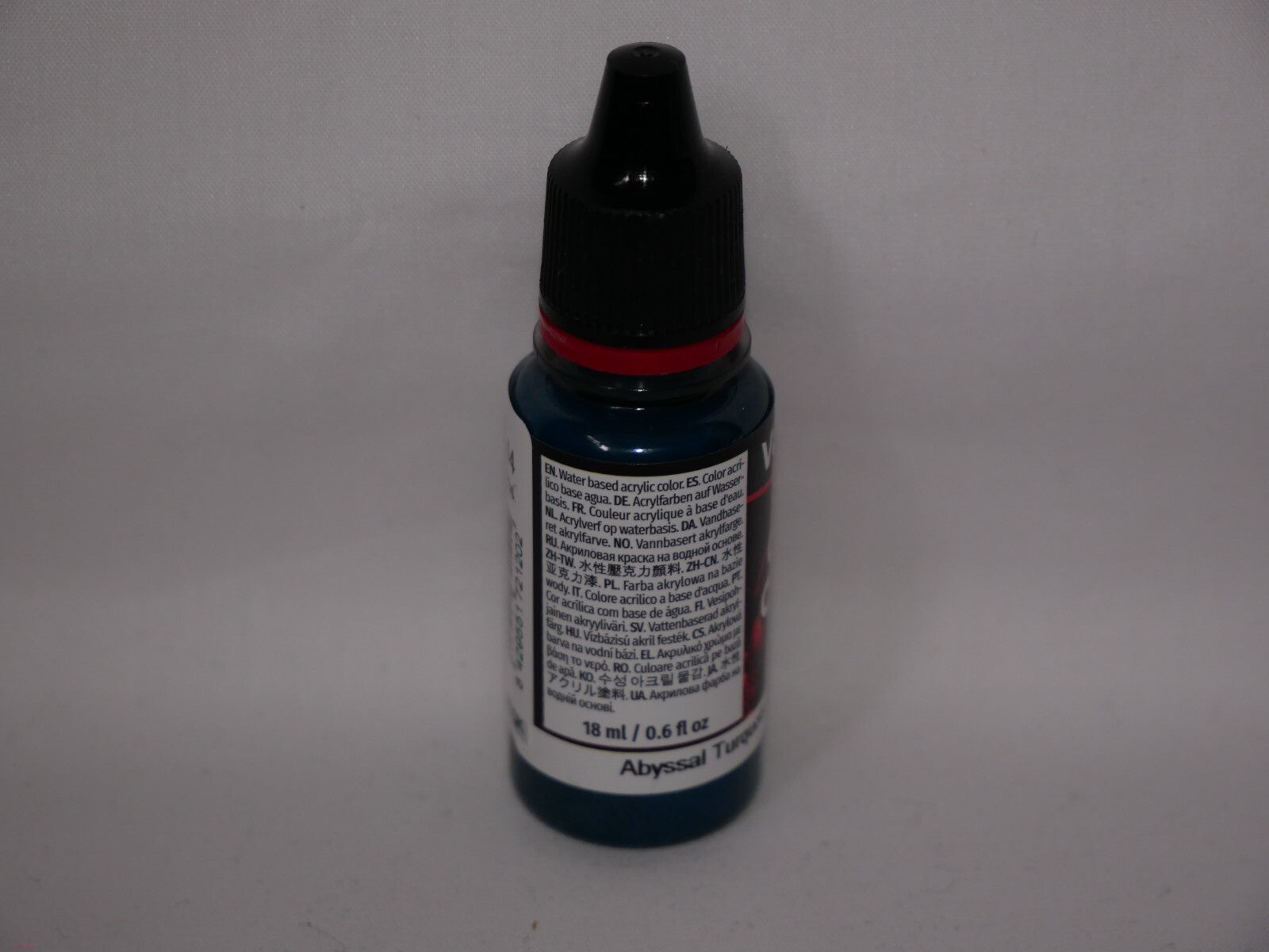 Vallejo Game Color Acrylic Abyssal Turquois 18ml/0.6 fl oz Dropper Bottle 72.120