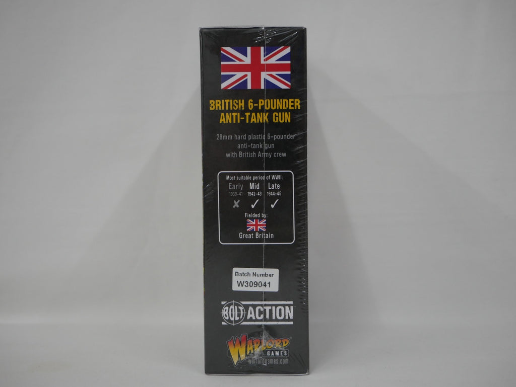 Warlord Games Bolt Action 1:56 Scale British 6-Pounder Anti-Tank Gun - 402011028