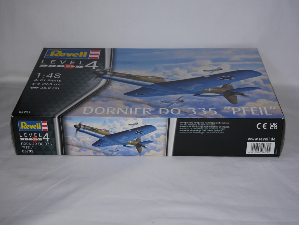 Revell 1:72 Scale Dornier Do 335 "PFEIL" Model Aircraft Kit Skill Level 4 03795