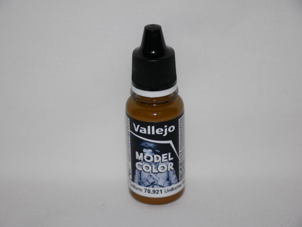 Vallejo Model Color Range English Uniform Acrylic 18ml Dropper Bottle - 70.921