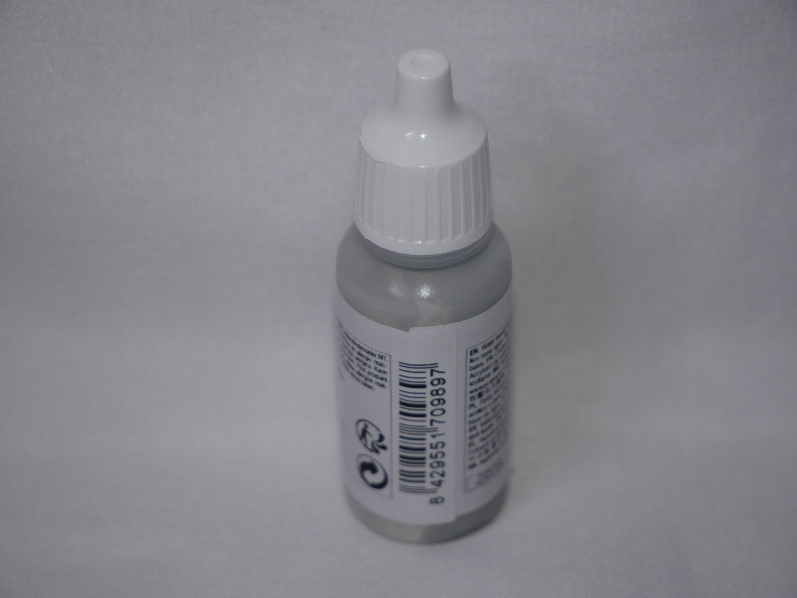 Vallejo Model Color Sky Grey Acrylic 17ml/0.57 fl oz Dropper Bottle - 70.989