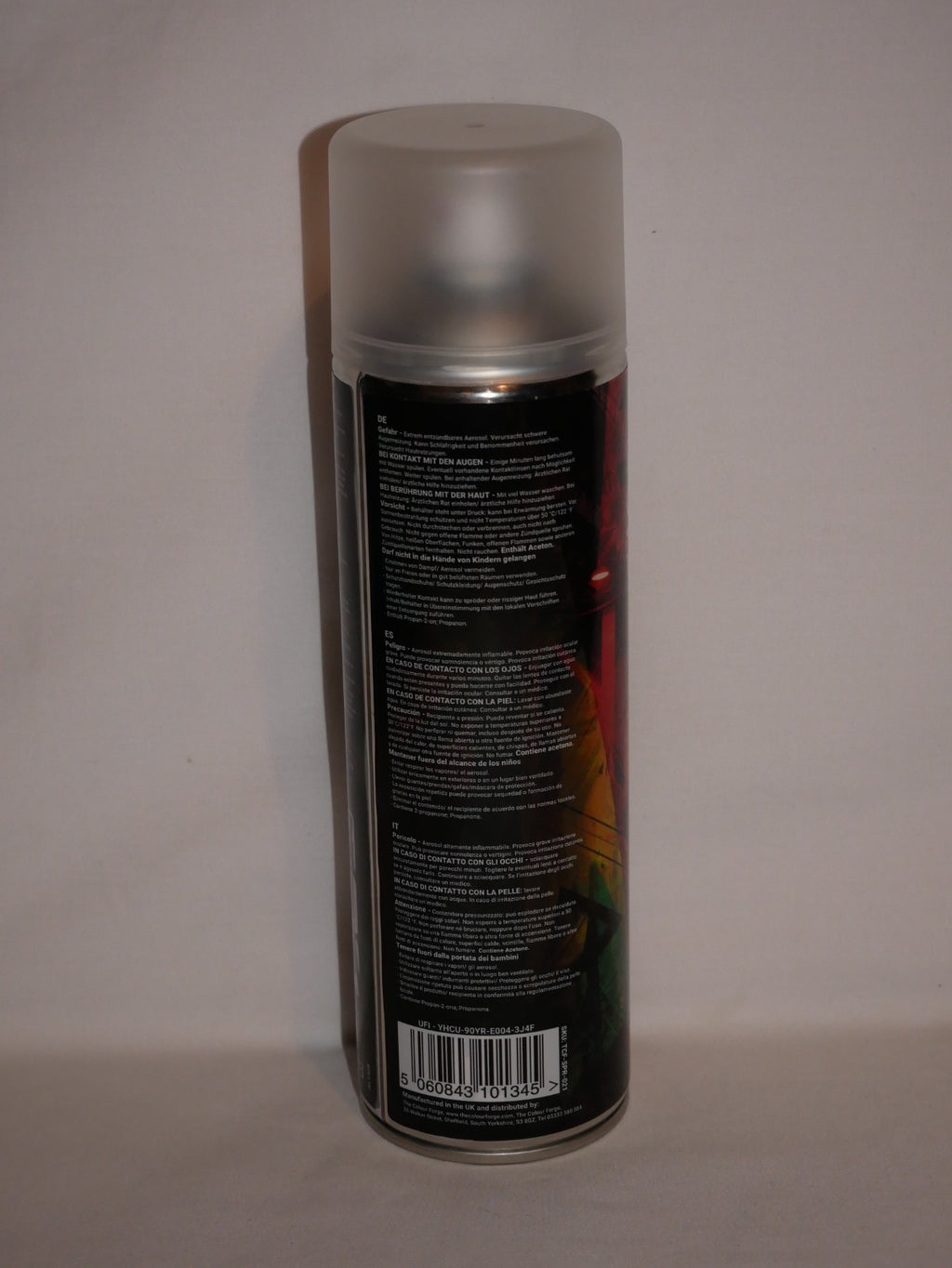 The Colour Forge Sunset Yellow Matt Finish Model Primer 500ml Aerosol Spray Can