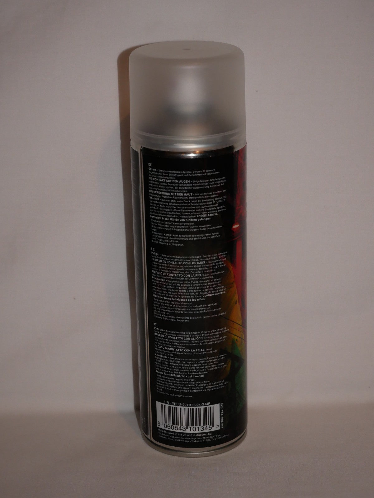 The Colour Forge Sunset Yellow Matt Finish Model Primer 500ml Aerosol Spray Can