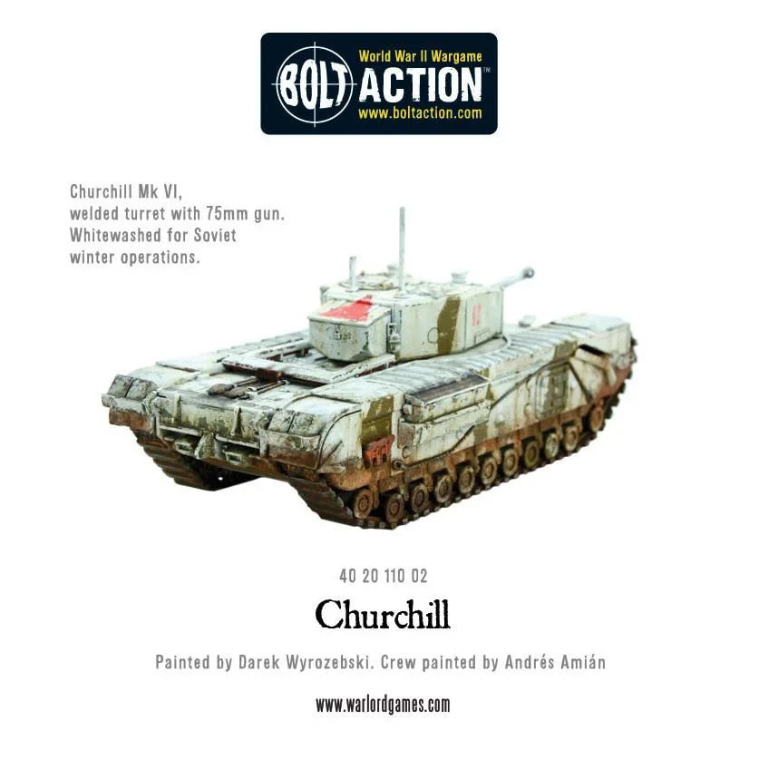 Warlord Games Bolt Action 1:56 Scale WWII Churchill Infantry Tank - (402011002)