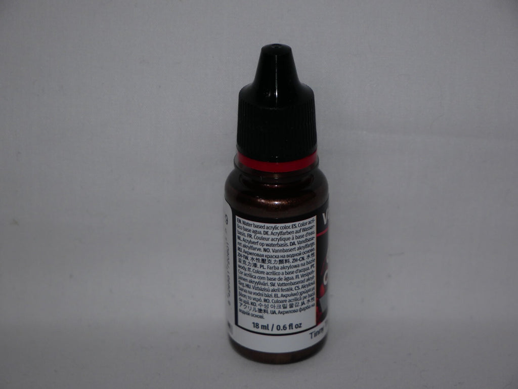Vallejo Game Color Range Acrylic Metallics Tinny Tin 18ml Dropper Bottle 72.060
