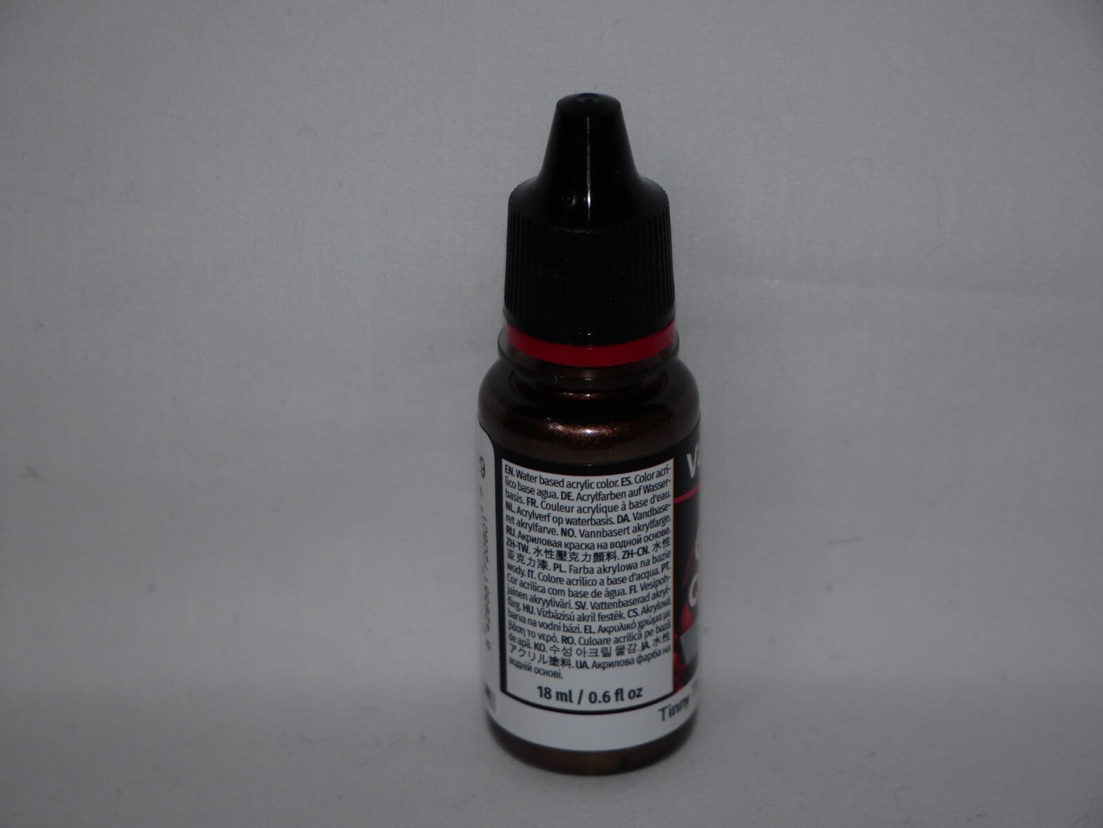 Vallejo Game Color Range Acrylic Metallics Tinny Tin 18ml Dropper Bottle 72.060
