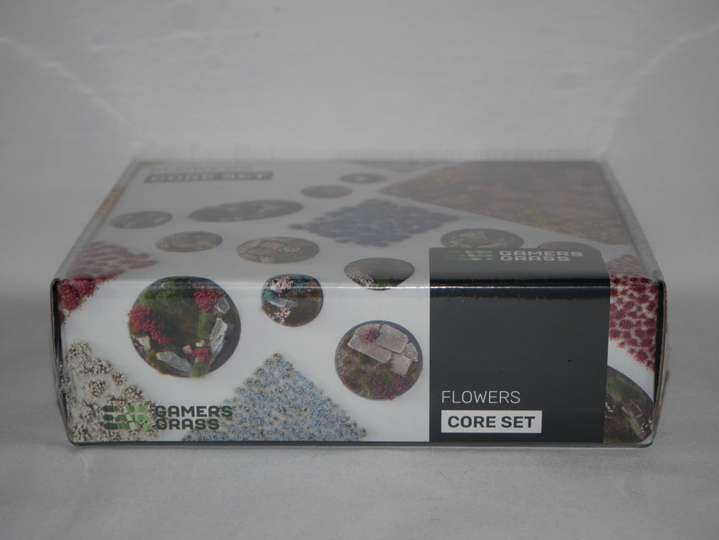 Gamers Grass Flowers Core Set For Wargaming Mini Bases 16x Half Sheets - GGSB-FCS