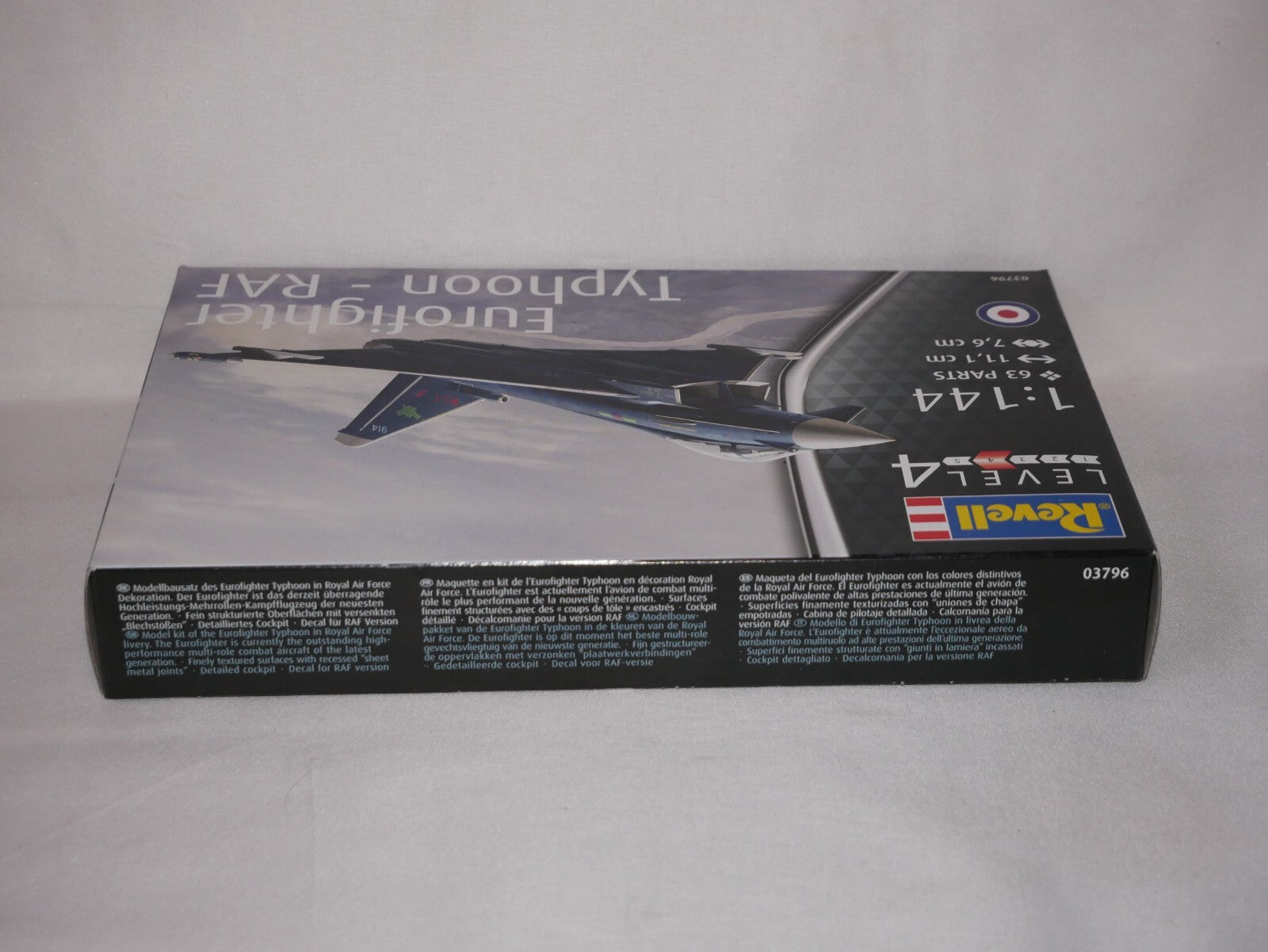 Revell 1:144 Eurofighter Typhoon - RAF Model Aircraft Kit Skill Level 4 03796