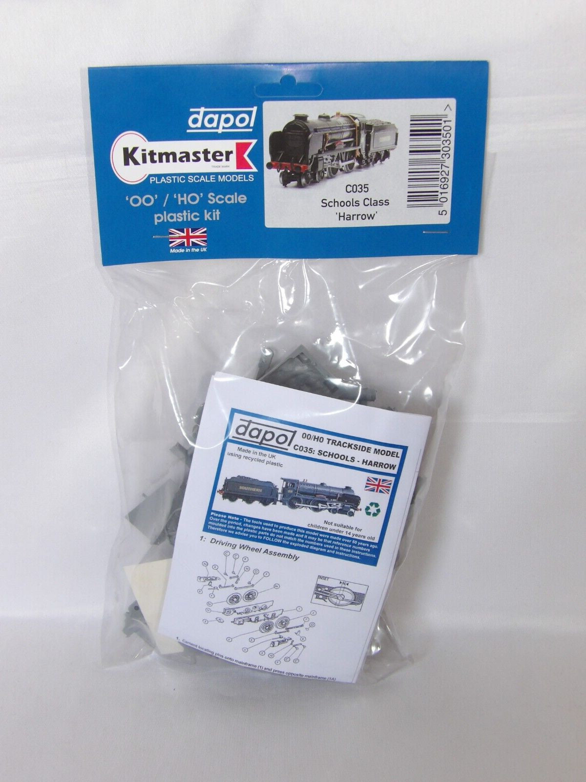Dapol Kitmaster  "OO/HO" Schools Class Harrow Steam Locomotive C035