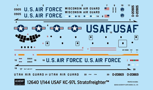 Academy Model Kits 1:144 USAF Boeing KC-97L Stratofreighter Skill Level 4 - 12640