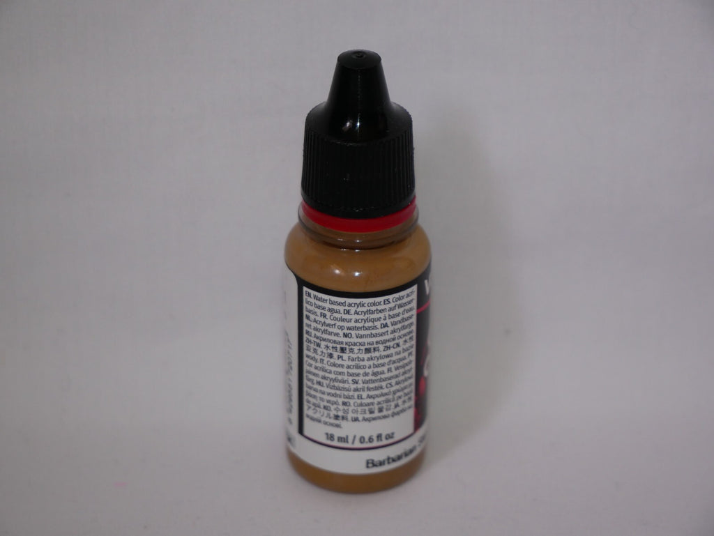 Vallejo Game Color Acrylic Barbarian Skin 18ml/0.6 fl oz Dropper Bottle - 72.071