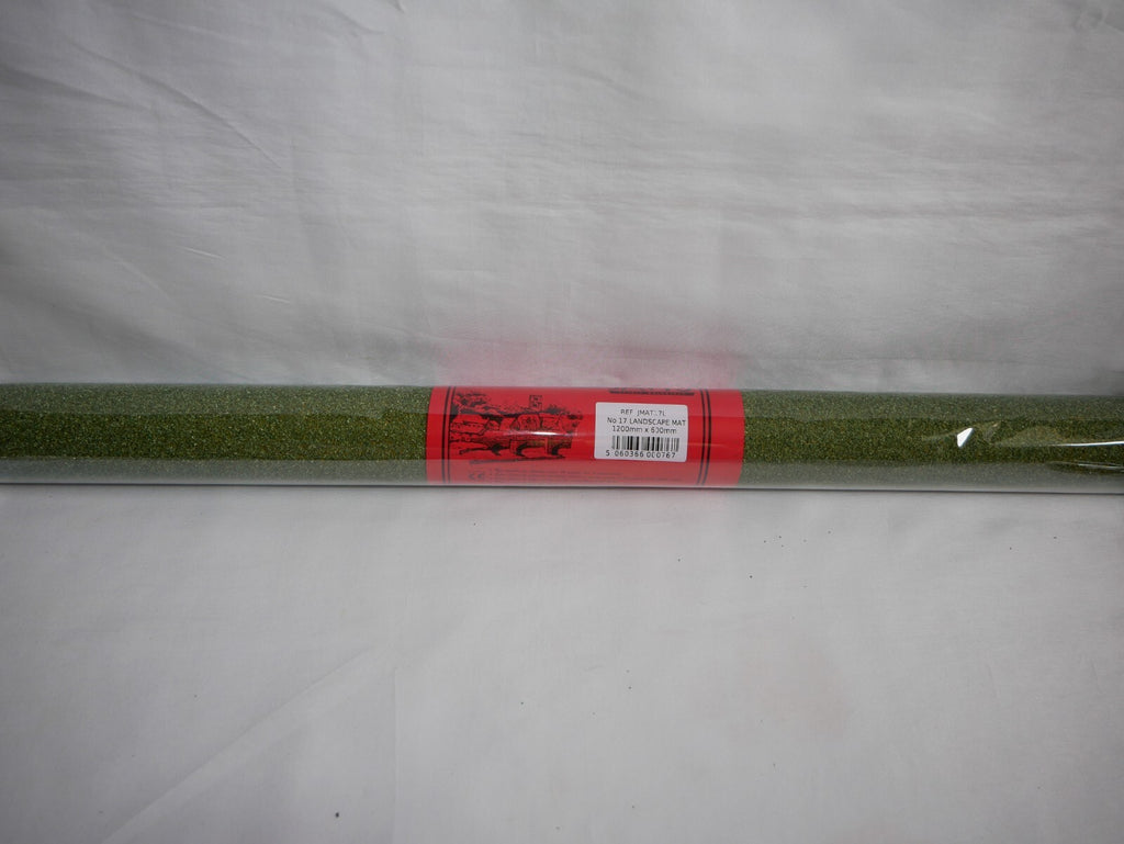 Javis scenics "OO/HO" No 17 Heath Green Landscape Mat 1200mm x 600mm JMAT17L