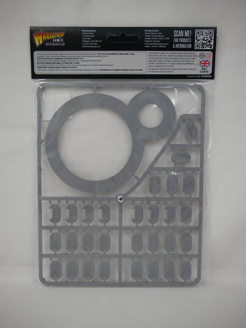 Warlord Games Bolt Action 1:56 Plastic Templates Game Accessories - (409000001)