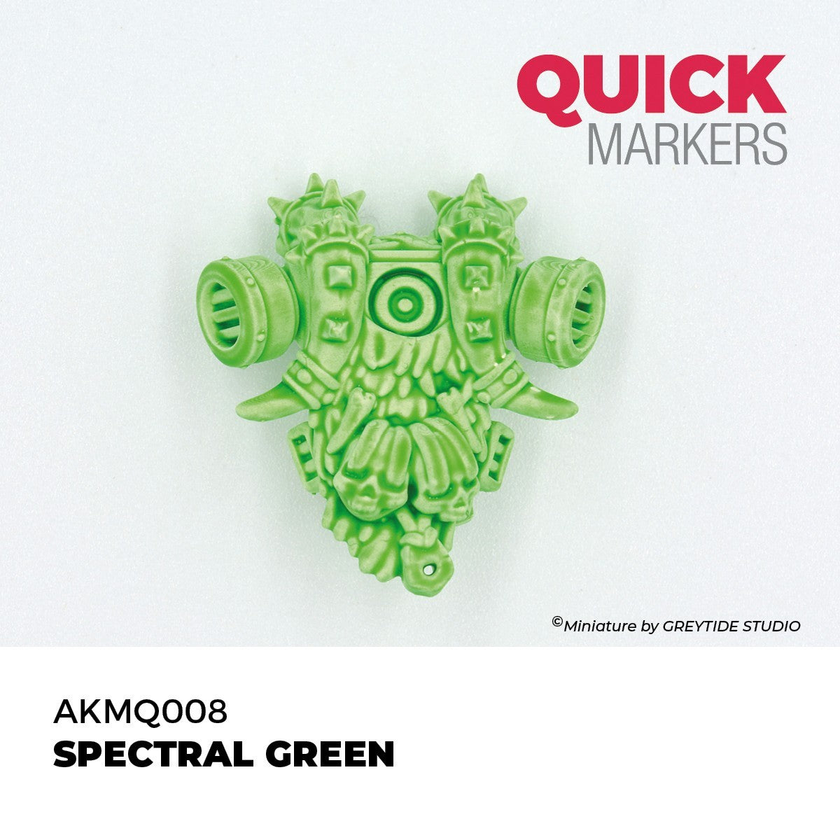 AK Interactive Acrylic Quick Gen Markers For Tabletop Games Spectral Green - AKMQ008