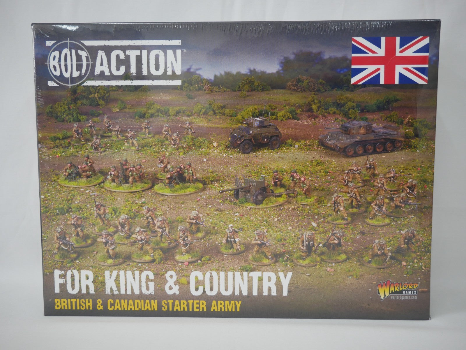 Warlord Games Bolt Action 1:56 Scale (28mm) For King & Country British & Canadian Starter Army Set - 402011030
