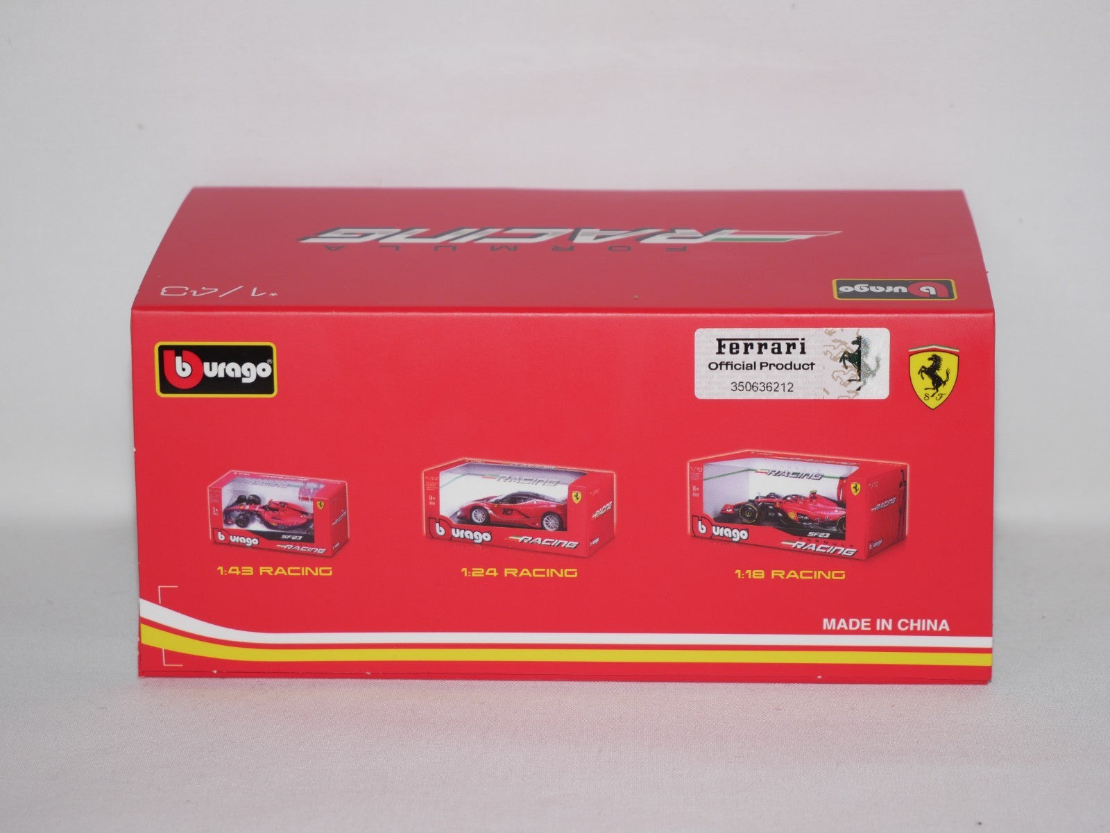 Burago 1:43 Scale Ferrari F1 Team SF-24 2024 No.16 Charles Leclerc - #18-36843L