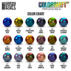 Green Stuff World Colorshift Chameleon Metal Paints Range Pinky Blue 17ml - 1672