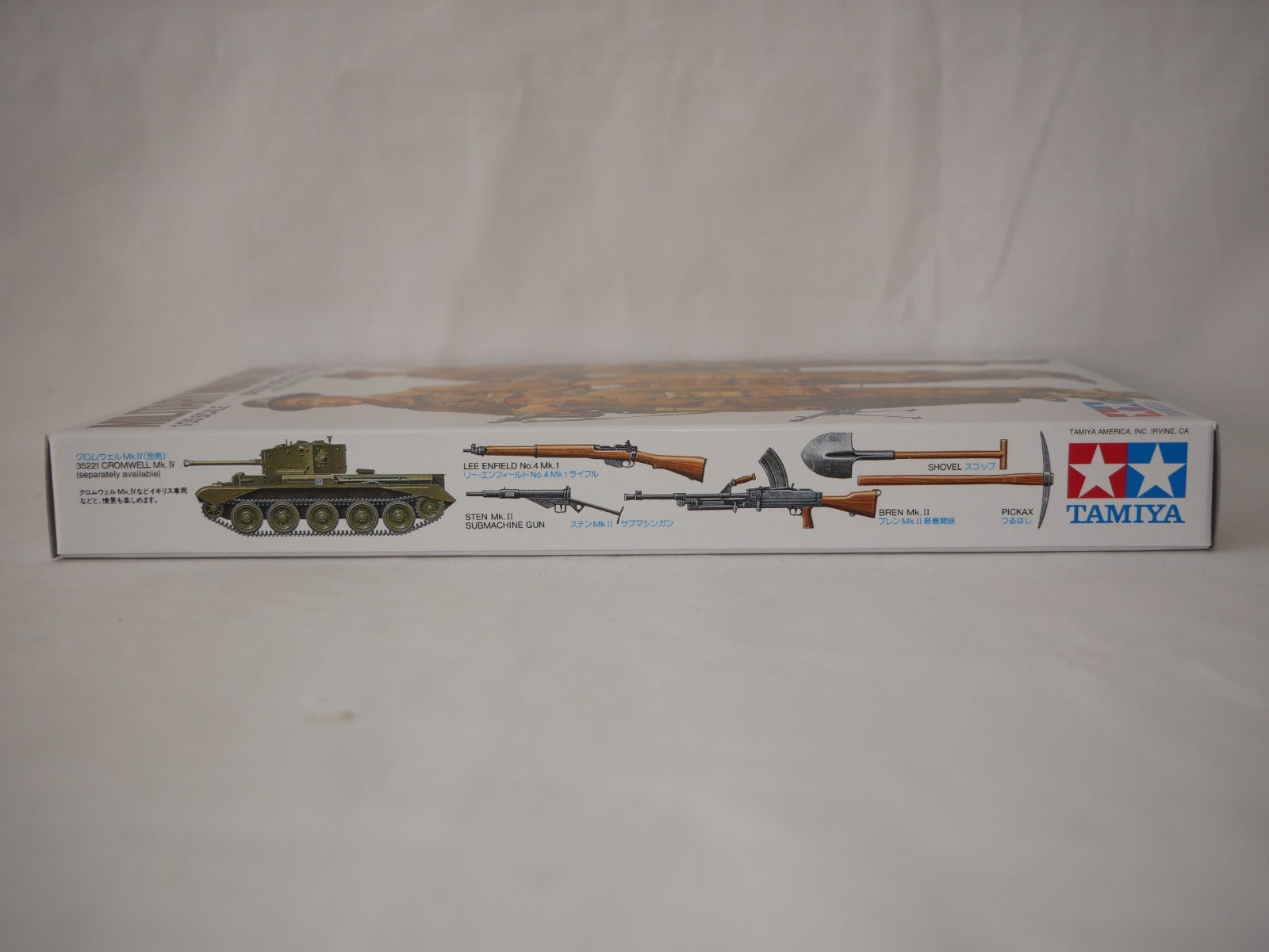 Tamiya Military Miniatures 1:35 Scale WWII British Infantry On Patrol - 35223