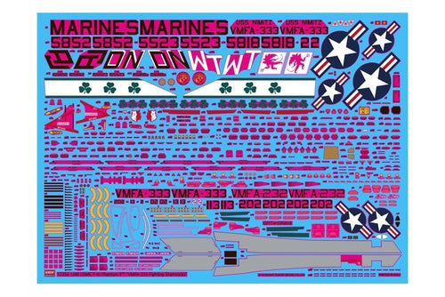 Academy 1:48 Scale USMC F-4J Phantom II "VMFA-333 Fighting Shamrocks" - 12356