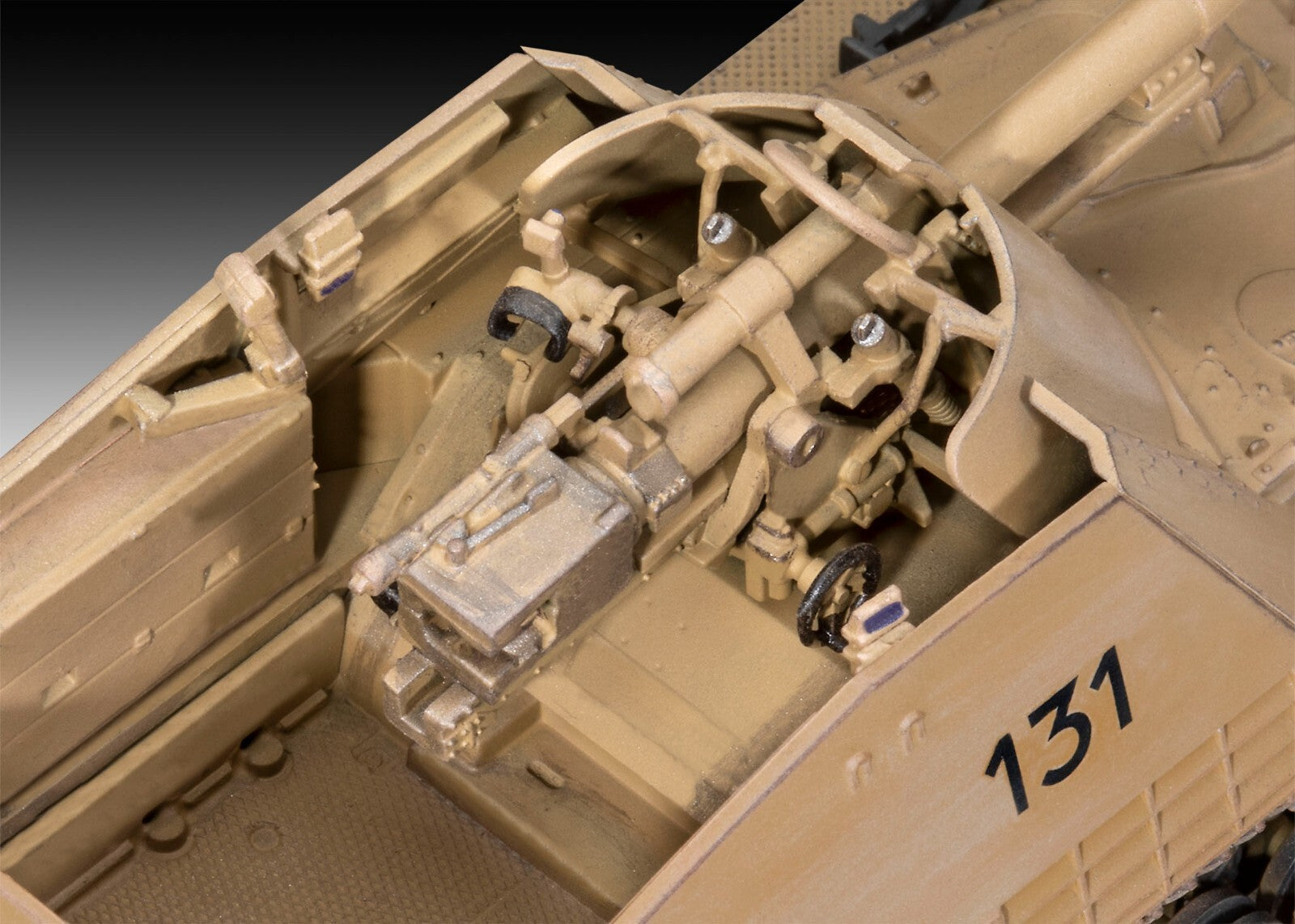 Revell 1:72 Sd.Kfz 164 Nashorn Anti Tank Scale Model Kit Skill Level 4 - 03358