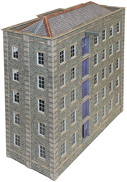Metcalfe Card Construction Kits & Materials OO/HO Scale Grimy Old Mill - PO290