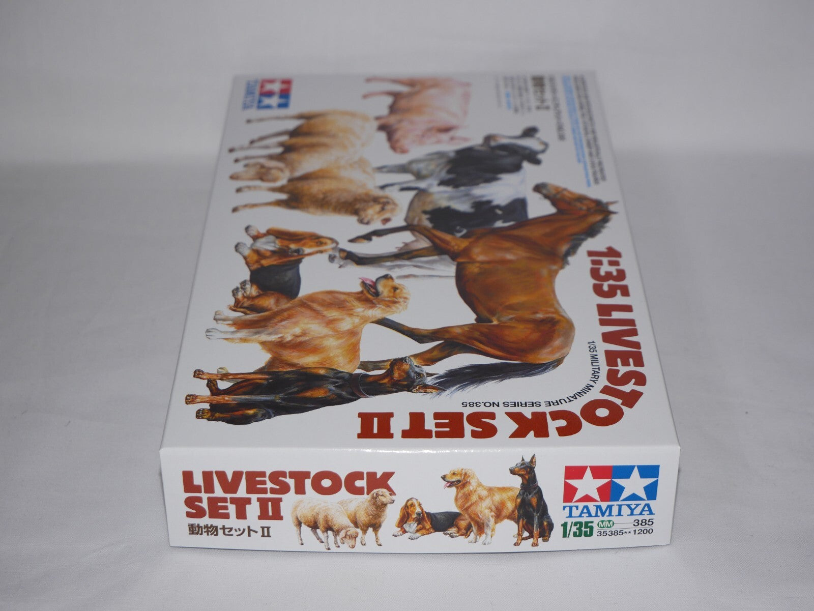 Tamiya Military Miniatures Series (No. 385) 1:35 Scale Livestock Set II - 35385