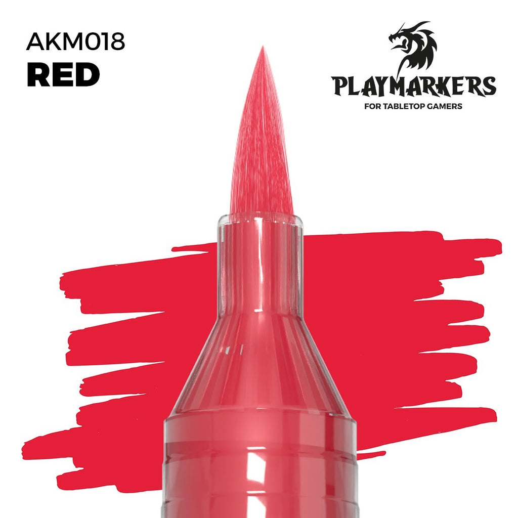 AK Interactive Acrylic Paint Playmarkers For Model Tabletop Games Red - AKM018