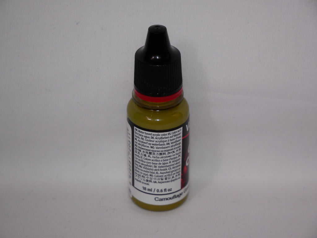 Vallejo Game Color Acrylic Camouflage Green 18ml/0.6 fl oz Dropper Bottle 72.031