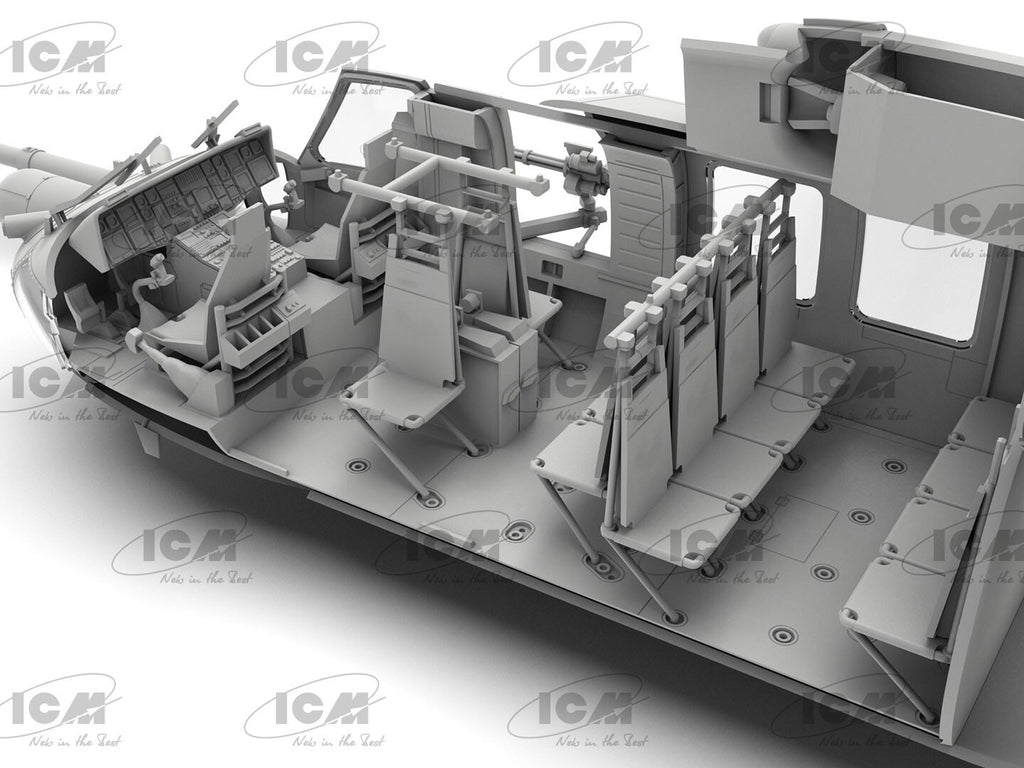 ICM 1:48 Scale Sikorsky MH-60L Black Hawk US Special Forces Helicopter - 48360