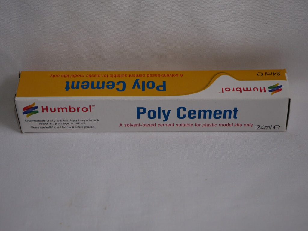 Humbrol Large Poly Cement A Solvent Based Glue For Plastics Models 24ml AE4422