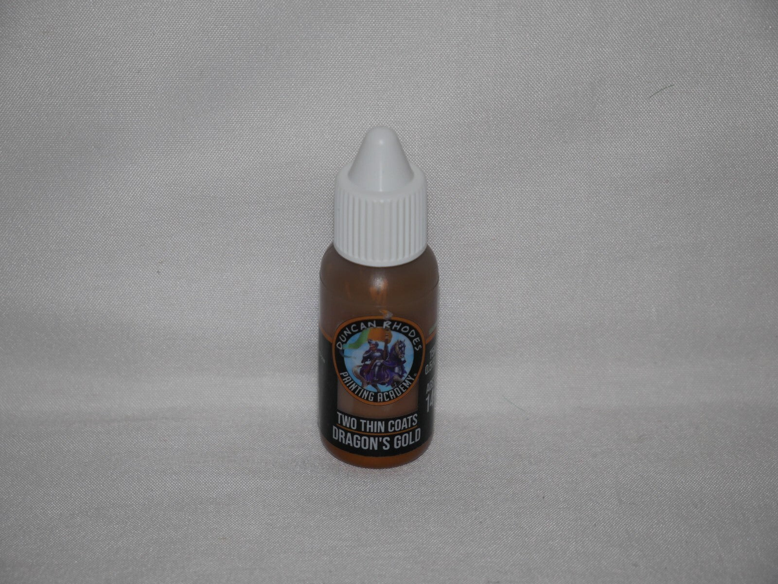 Duncan Rhodes Painting Academy 'Two Thin Coats' Dragon's Gold 15ml Dropper 10044