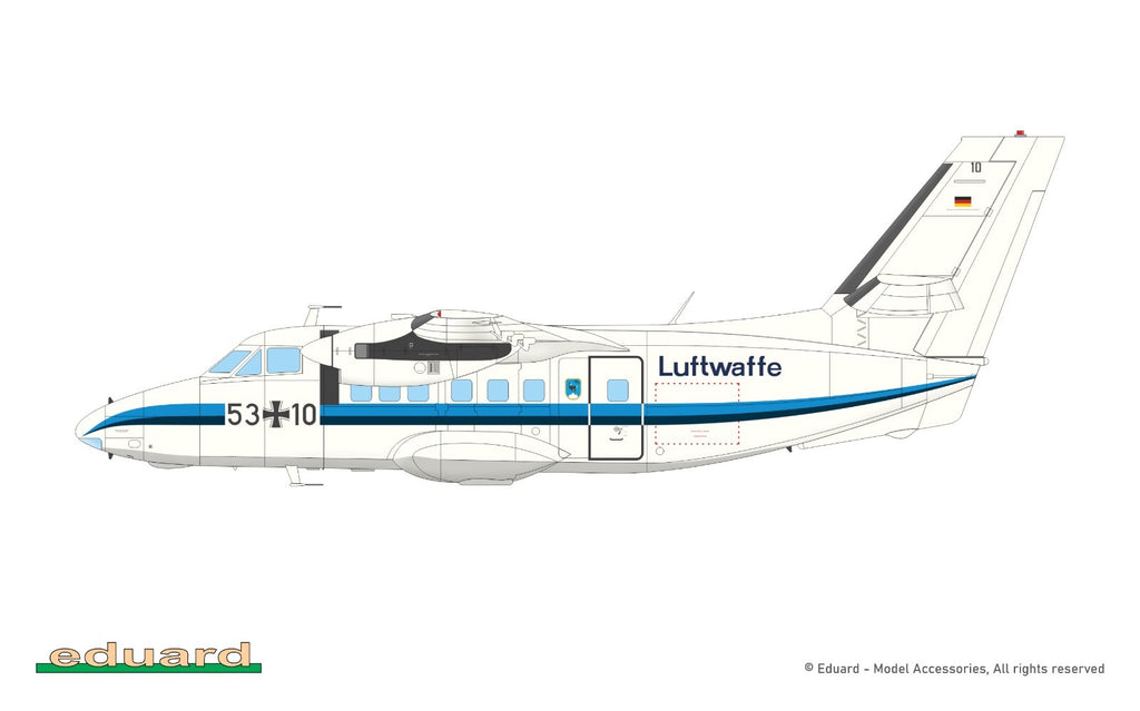 Eduard Heavy Retro 1:72 Scale Turbolet L-410UVP Plastic Model Aircraft Kit 2148