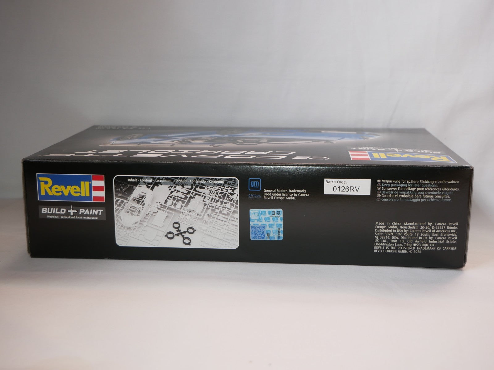 Revell 1:25 Scale Chevrolet Corvette C8 Cabriolet Sports Car Skill Level 3 07750